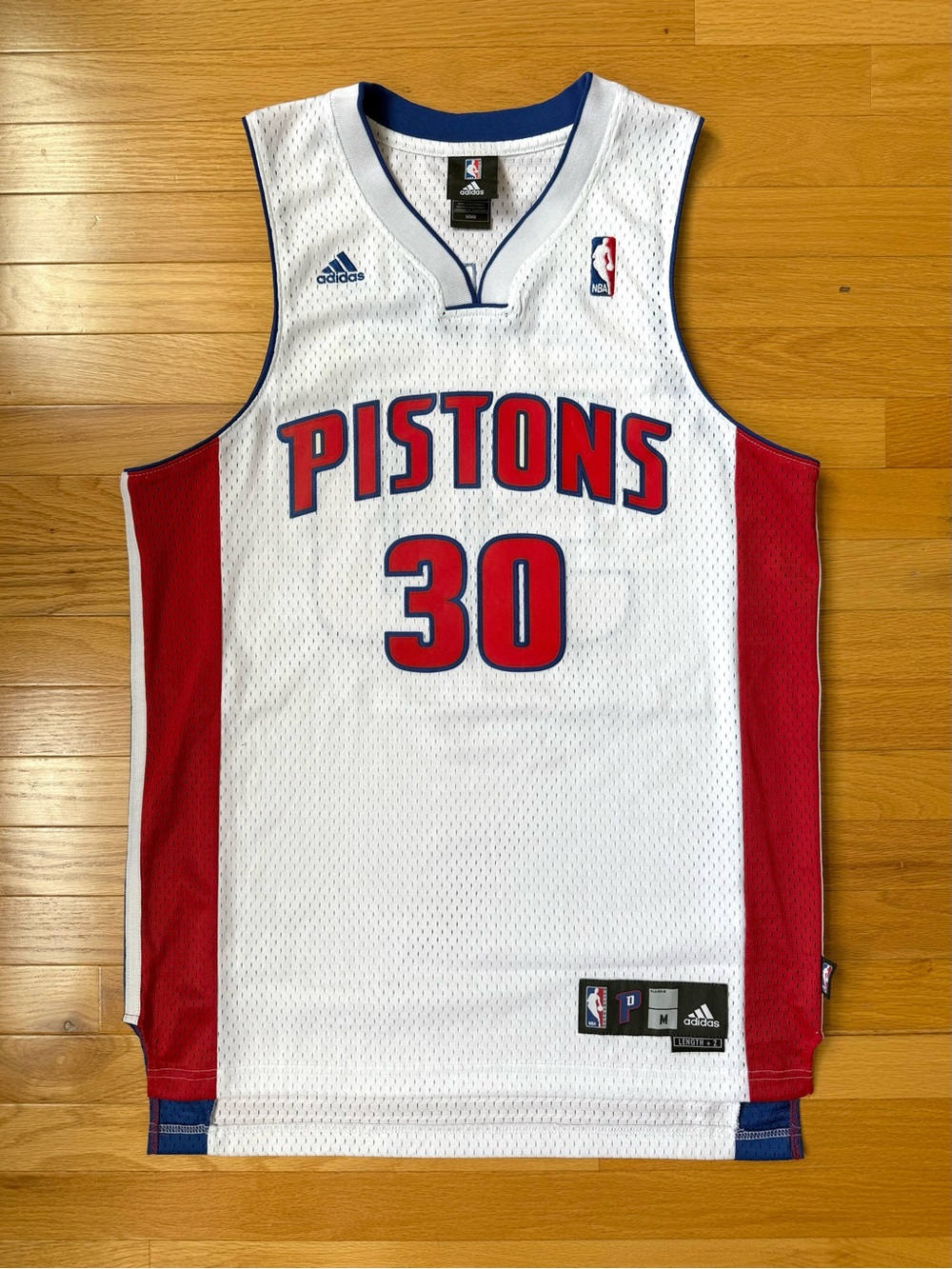 Detroit Pistons Adidas Rasheed Wallace Jersey